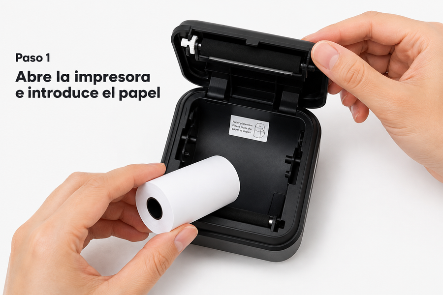 Carga el papel