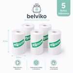 Belviko PrintGo™ | Mini Impresora Térmica de Bolsillo